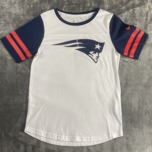New England Patriots Shirt Womens Small Team Apparel Nike NFL Sports Football
